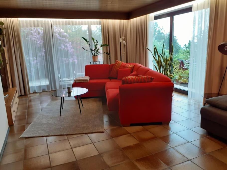 Komfort-Ferienwohnung Auf Der Eulenburg Grafengehaig Bagian luar foto